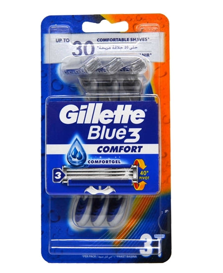 Blue3 ComfortGEL (3 Sharper Blades) Razor *3