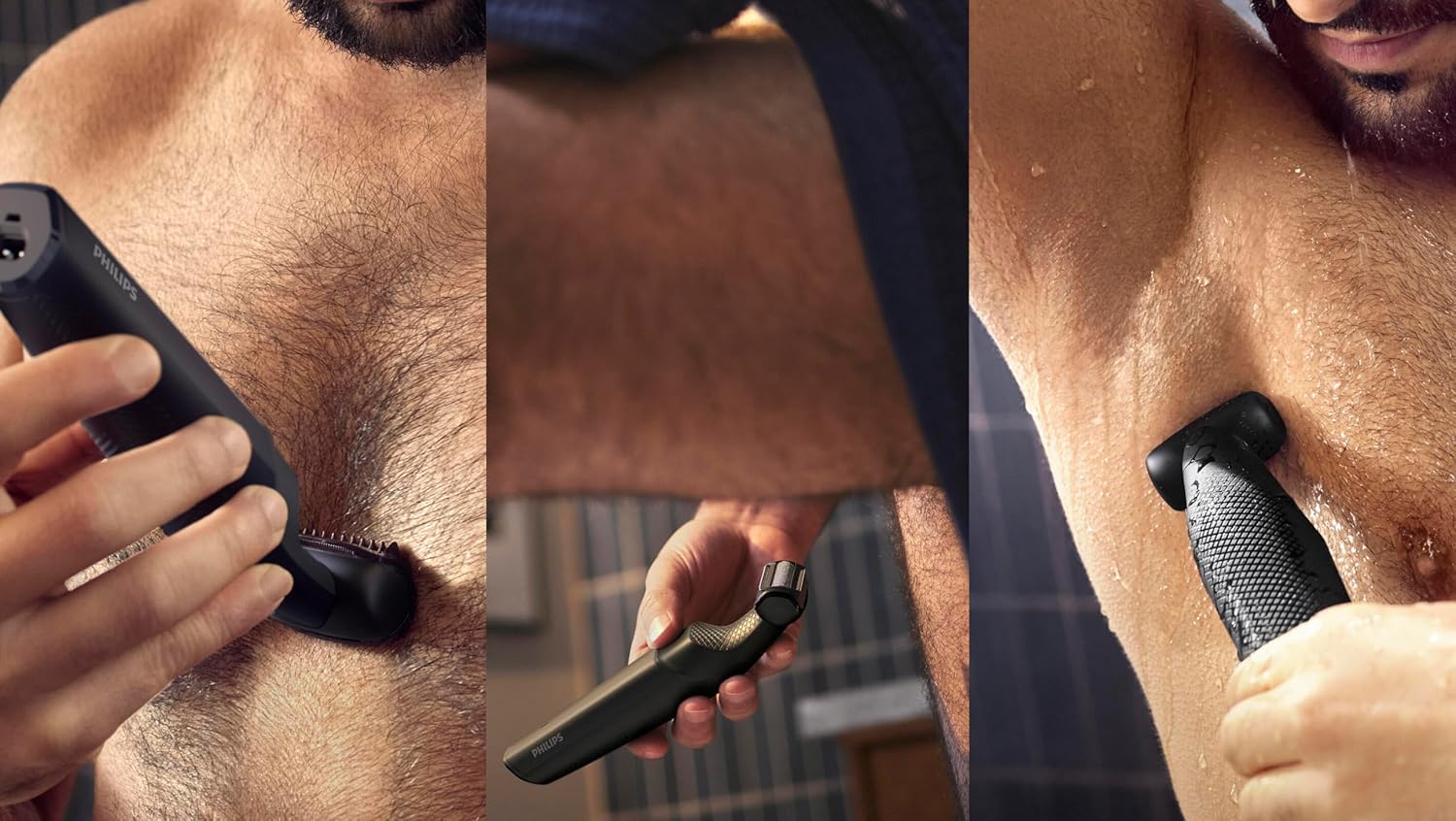 Philips | BG 3017 | Body Groom ماكينة عناية وتشذيب شعر الجسم المقاومة للماء استخدامها أثناء الاستحمام