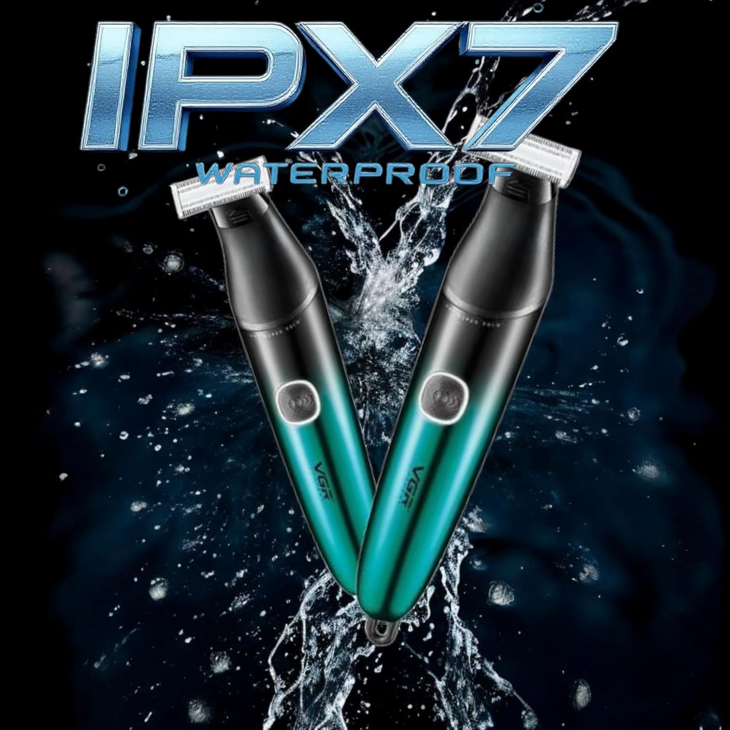 VGR V-339 ماكينة حلاقة احترافية لاسلكية قابلة للشحن - متعددة الألوان