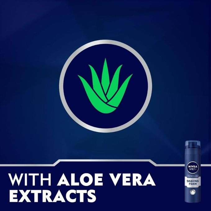 NIVEA Men Shaving Foam Protect & Care Moisturising 200ml