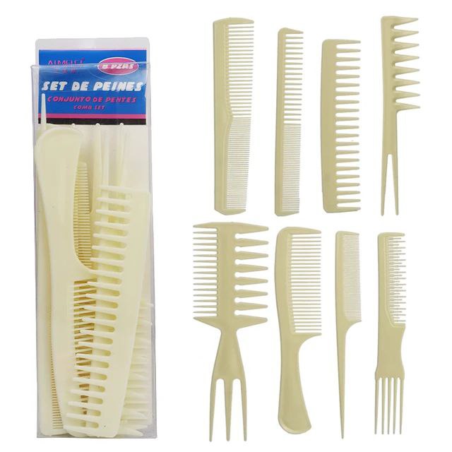 Hair Styling Combs 8 Pcs