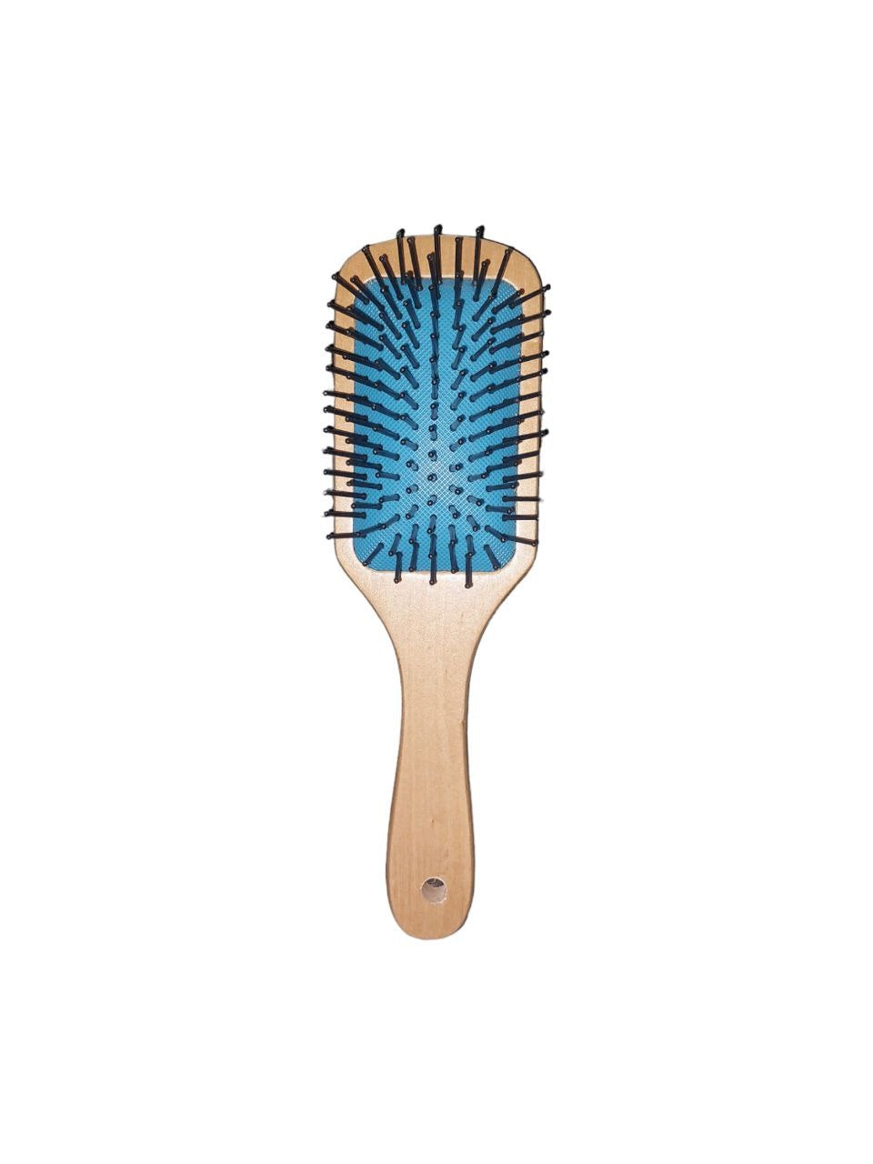 Wooden Hair Brush, Silicone Tips