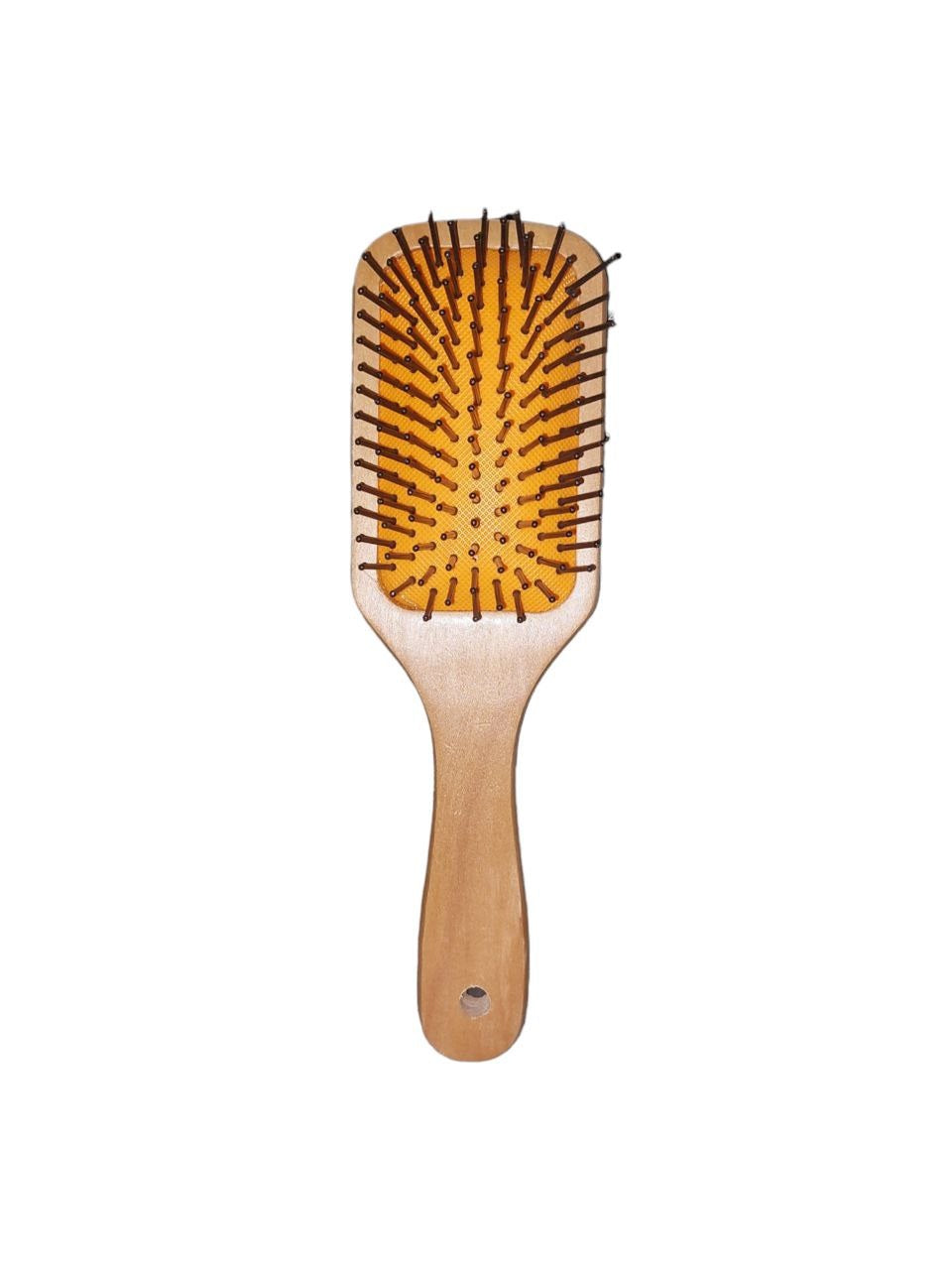 Wooden Hair Brush, Silicone Tips