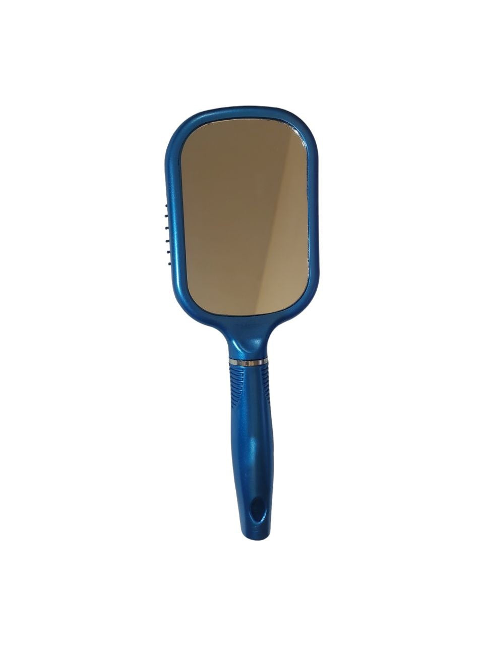 Hair Brush With Mirror , Silicone Tips