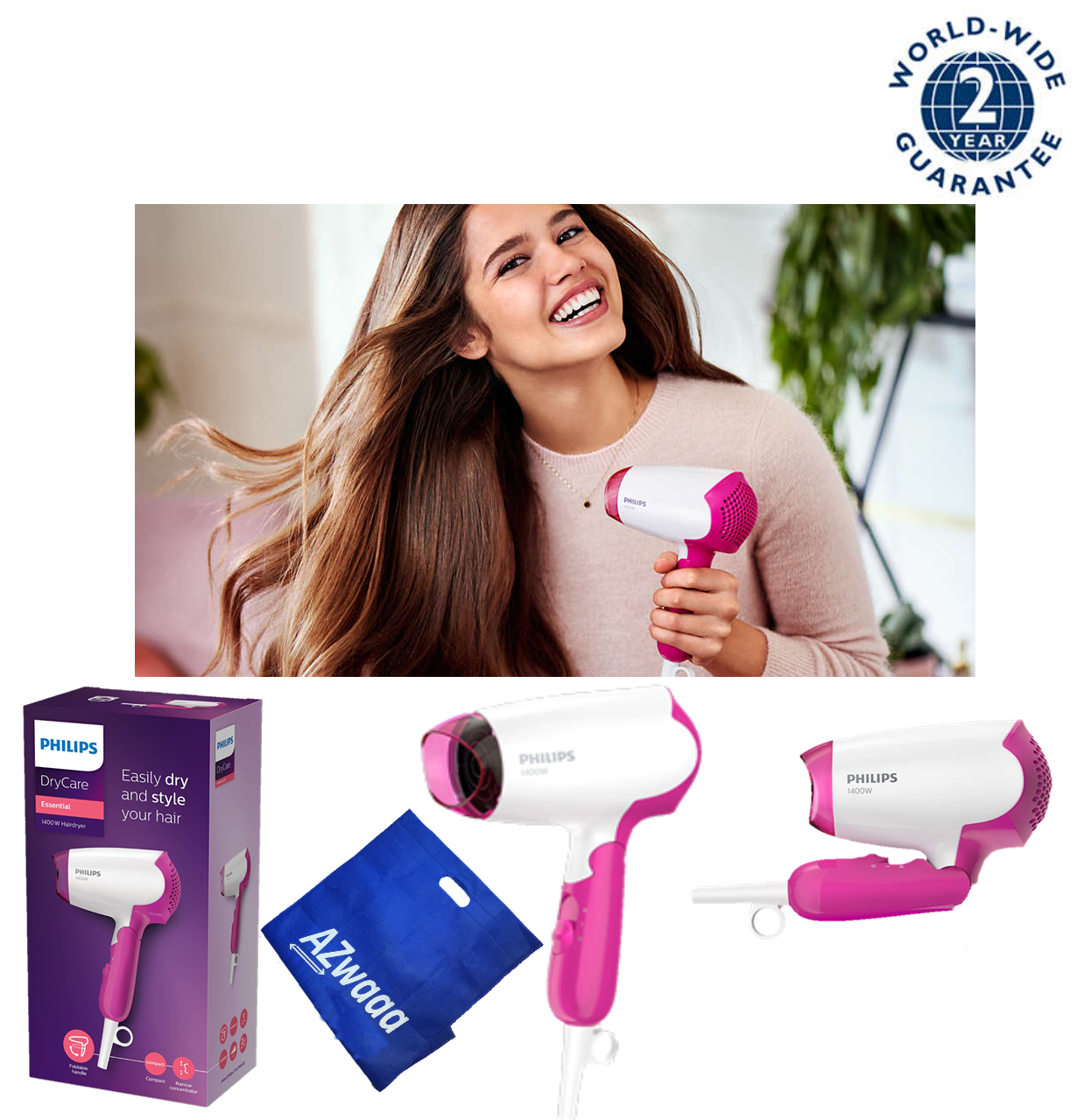 Philips | BHD 003 | HairDryer 1400W مجفف شعر
