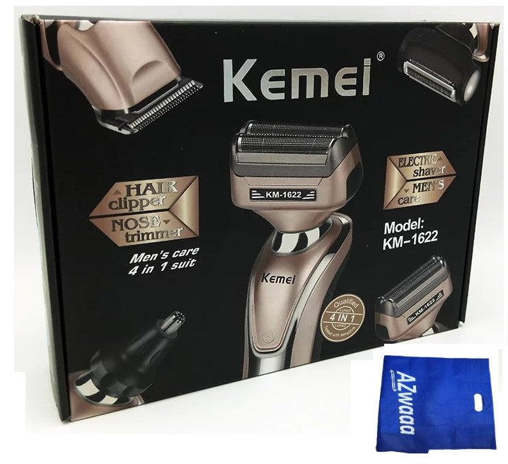 Kemei | KM 1622 | Hair clipper 4 in1  ماكينة حلاقة متعددة الاستخدامات