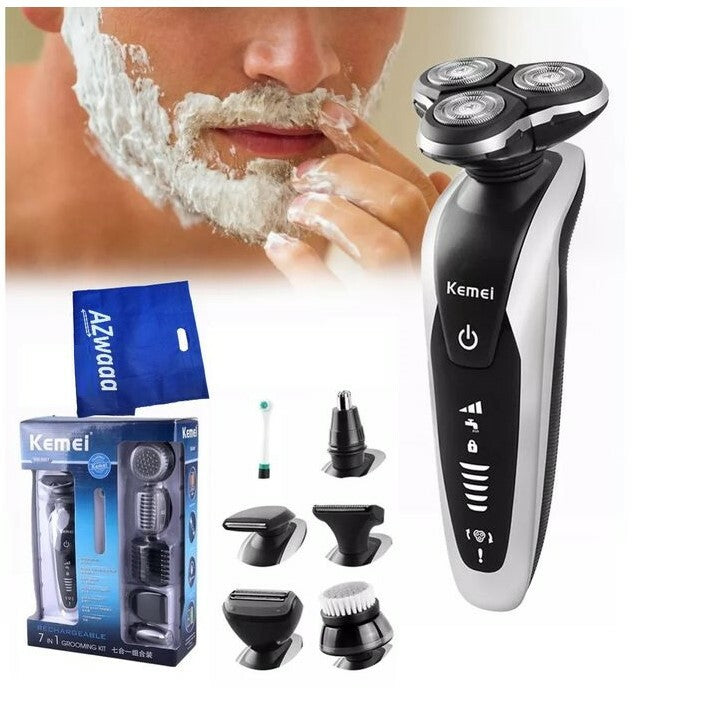Kemei | KM 8867 | 7in1 shaver, Nose, Bodygroom, ماكينة حلاقة للوجه