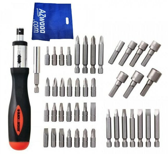 Black + Decker | A7039 Screwdriver 45 Pcs - مفك 45 قطعة