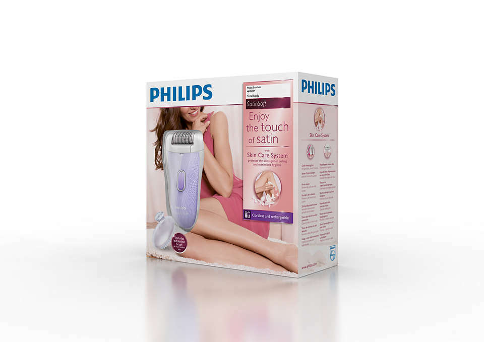 Philips | HP 6520 | SatinSoft Cordless Epilator ماكينة ازالة شعر