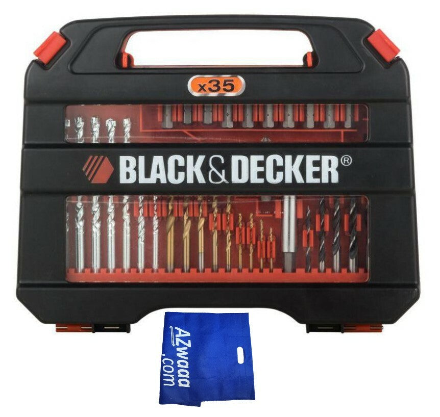 Black + Decker | A7152 Drilling - ملحقات ( بنط ) مفك وشنيور 35 قطعة