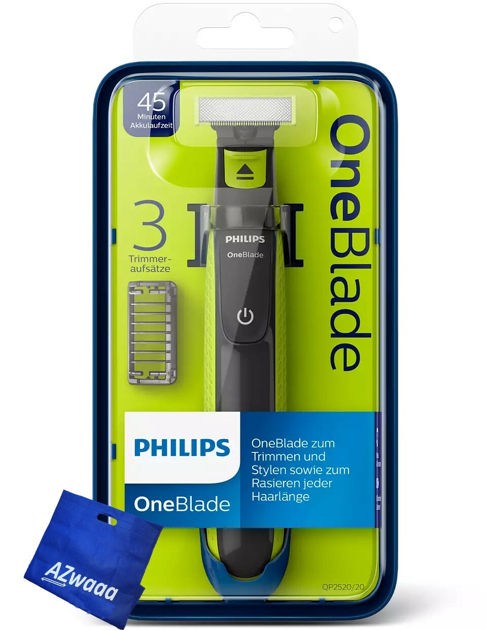 Philips | QP 2520 | OneBlade 3 comb cordless ماكينة حلاقة