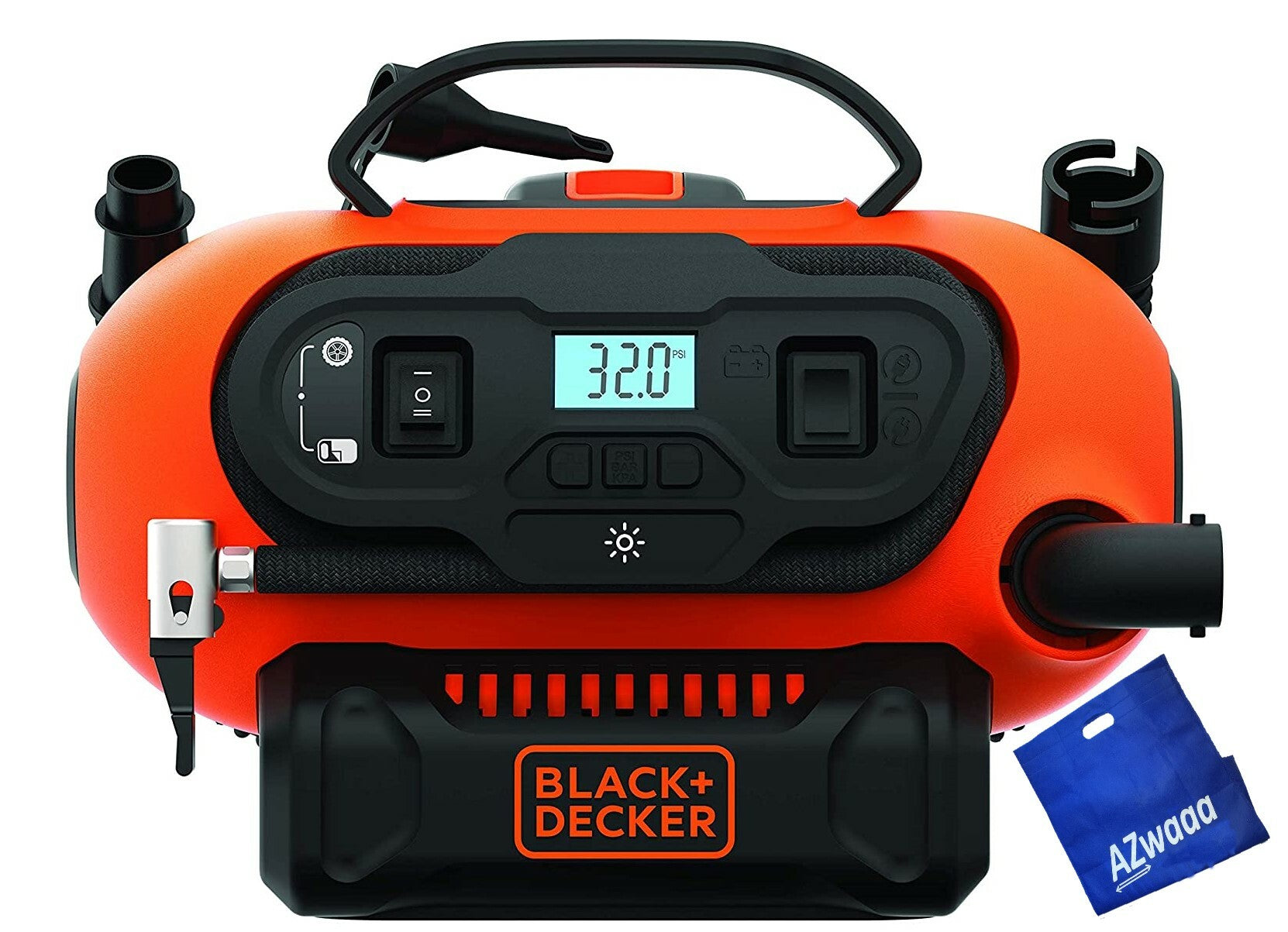 Black + Decker | BDCINF18N-GB, Inflator - كمبروسور هواء متعدد الأغراض