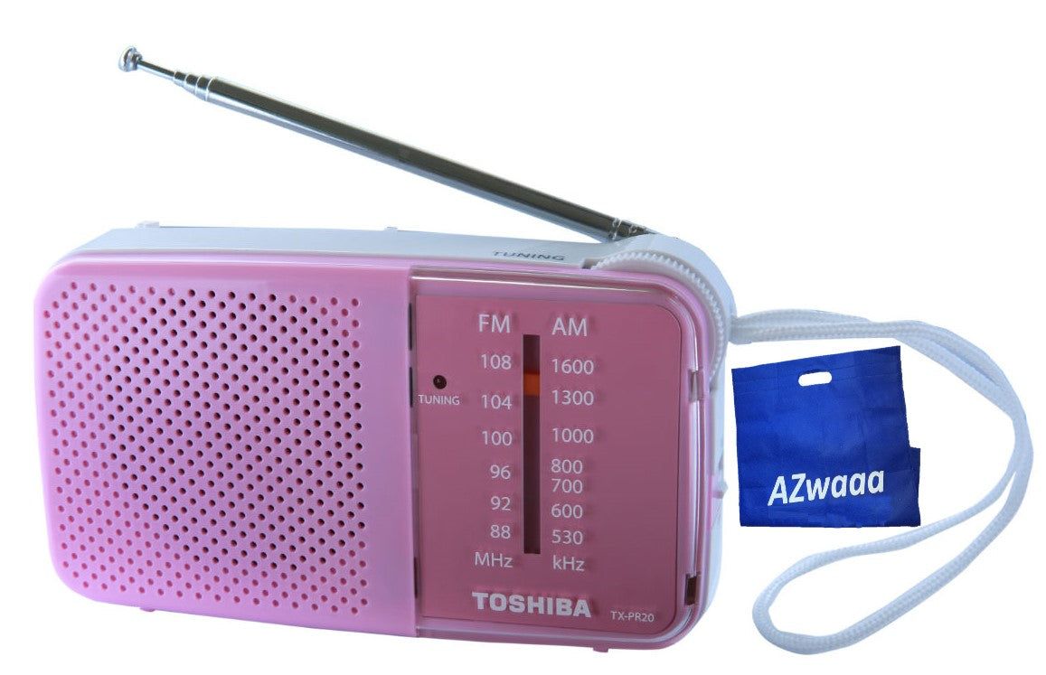 Toshiba | TX-PR20 | Pocket Radio, Pink, 2AA - راديومحمول للجيب