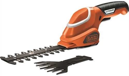 Black+Decker Cordless Garden Shear Shrubber Kit - GSL700-GB