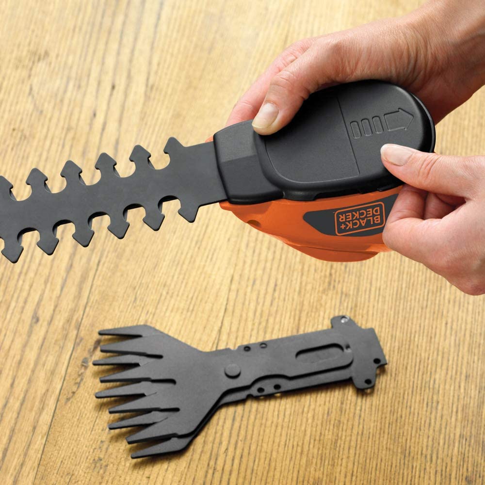 Black+Decker Cordless Garden Shear Shrubber Kit - GSL700-GB