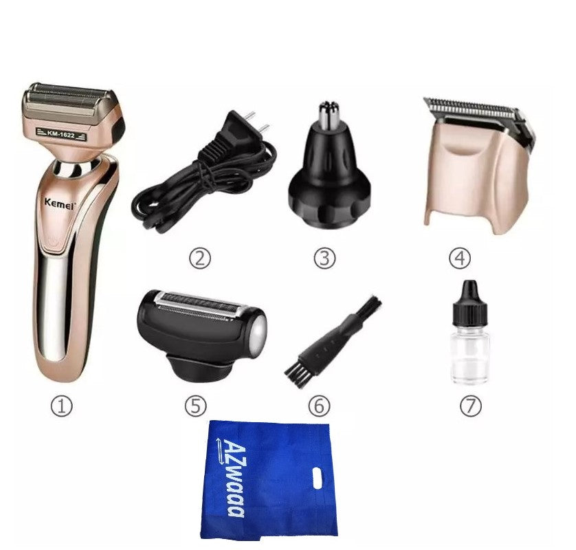 Kemei | KM 1622 | Hair clipper 4 in1  ماكينة حلاقة متعددة الاستخدامات