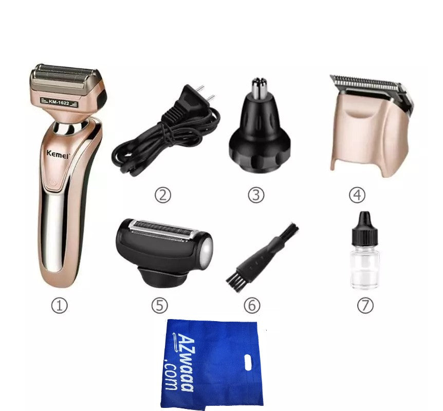 Kemei | KM 1622 | Hair clipper 4 in1  ماكينة حلاقة متعددة الاستخدامات