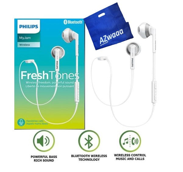 Philips | SHB 5250 WT | Bluetooth with Mic سماعه لاسلكيه مع ميكروفون