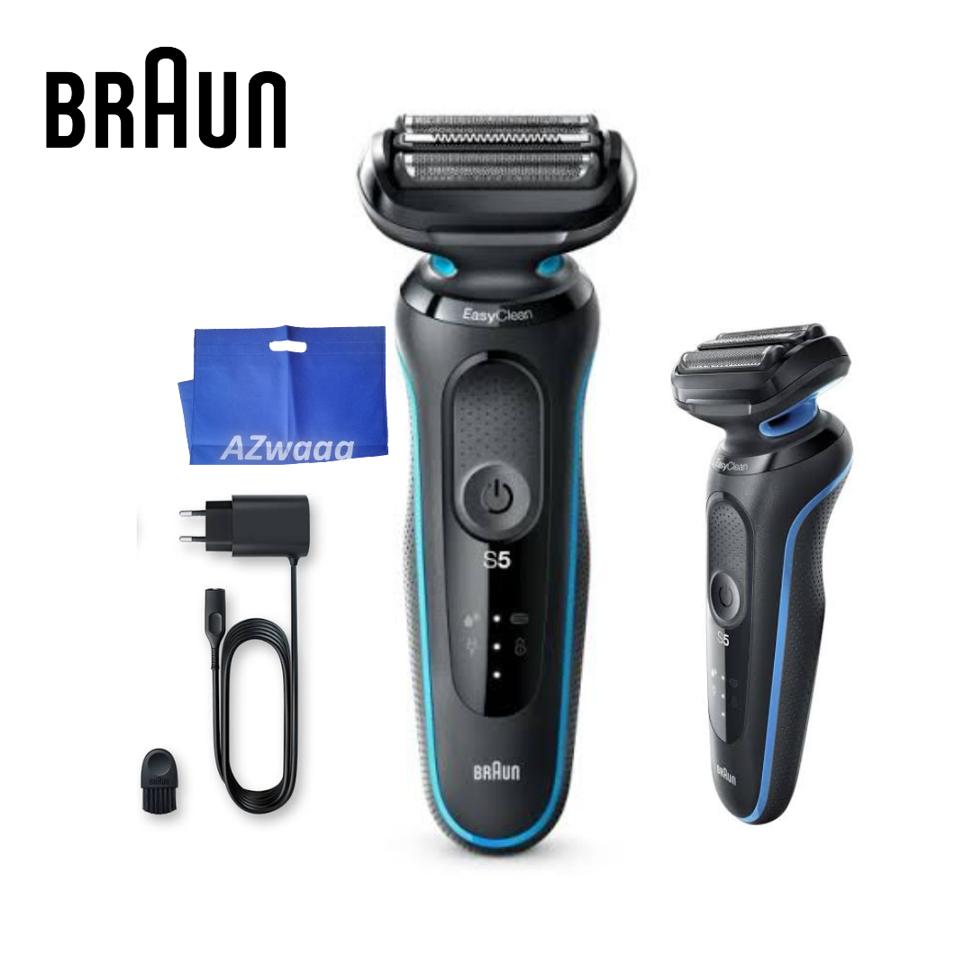 Braun Series 5 Wet & Dry Shaver S 50-M1000s - ماكينة حلاقة للاستخدام الجاف ومع الماء