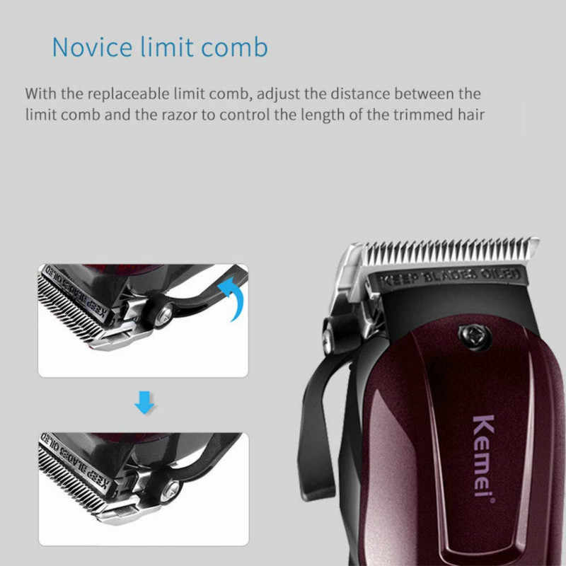 Kemei | KM 2600 | Hair clipper,6comb, cord/cordless ماكينة حلاقة الشعر