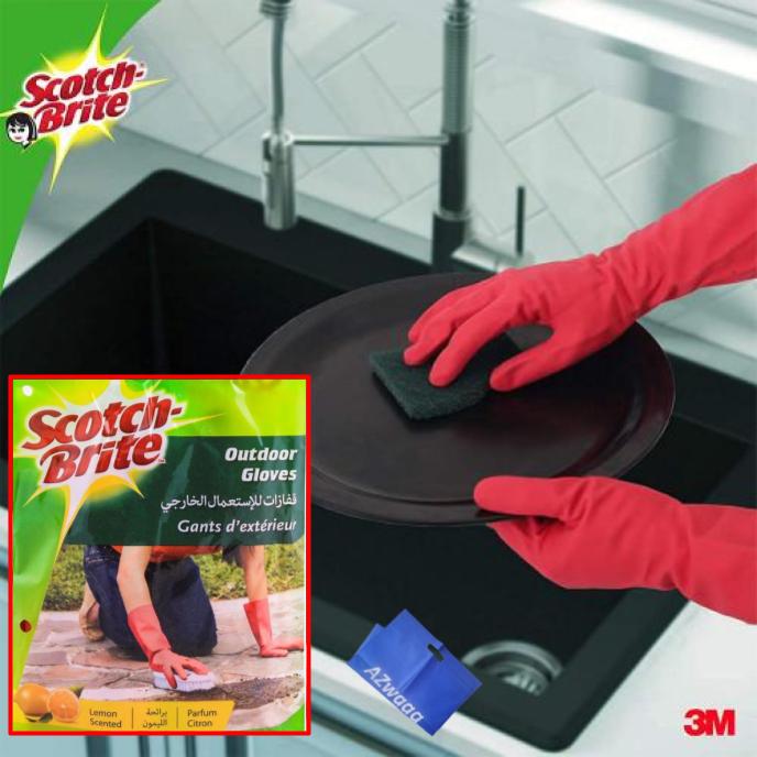 3M | Scotch Brite Out Door Gloves - L-Size, جوانتي" للاستعمال الخارجي