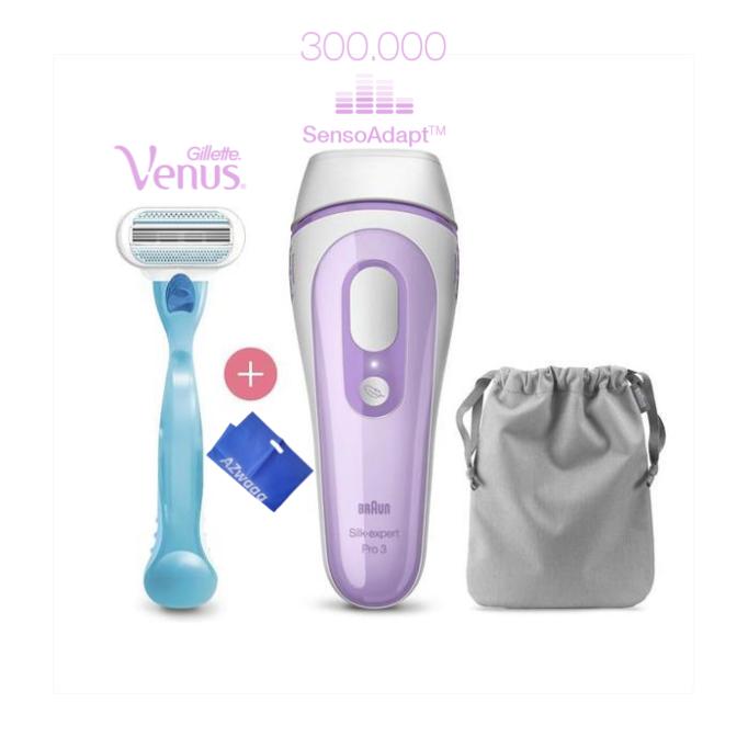 Braun | PL 3011 | Silk-expert Pro-3, 300,000-flashes جهاز ازالة الشعر