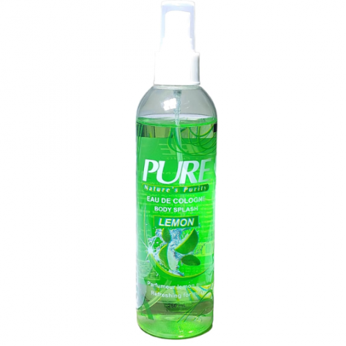 Pure | بيور - سبلاش للجسم بكولونيا الليمون - طبيعية ونقاء - 250 مل