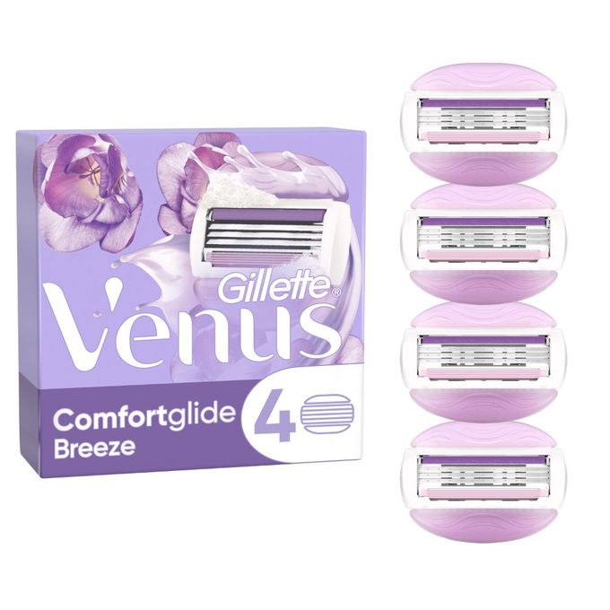 Gillette Venus Breeze Razors Refill - 4 Pcs