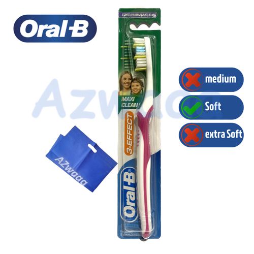 ORAL-B | فرشاة أسنان اورال بي 3 تأثير ، ماكسي كلين سوفت 40