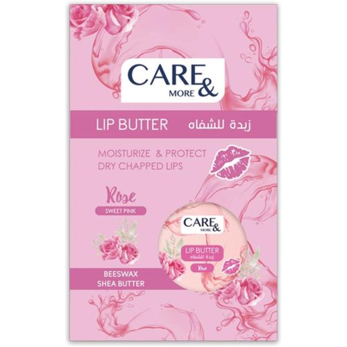 Care & More Lip Butter - Rose - 20Gm