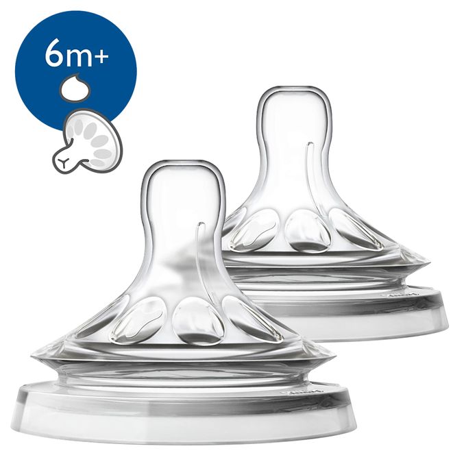 Philips Avent | SCF046/27 - افينت حلمة لرضاعة طبيعية - 6 أشهر أو أكثر