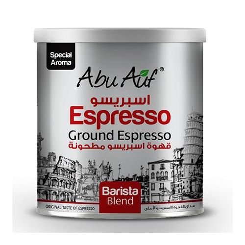 Abu Auf Ground Espresso Coffee Barista - 250 gm