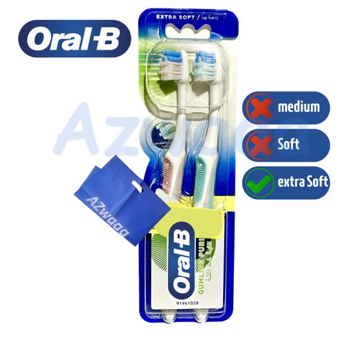 ORAL-B | فرشاة أسنان اورال بي لتنقية خط اللثة، عبوة من قطعتين
