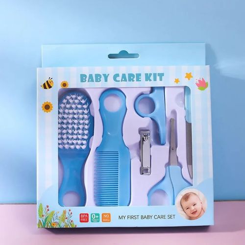 Baby Care Set, Plastic and Metal Baby Nail Clipper Set, Portable and Colorful Baby Care Set, Gifts for New Parents