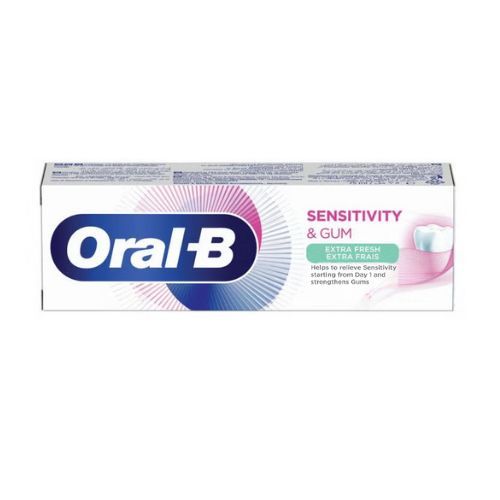 Oral-B معجون أسنان أورال بي للحساسية واللثة انتعاش زائد - 75 مل