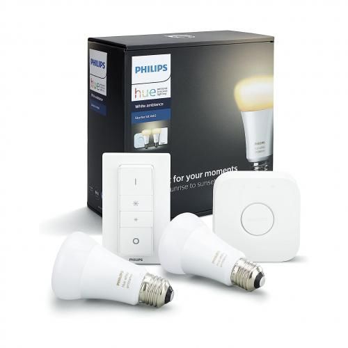 لمبة Philips Hue smart lighting starter kit A60 9w + Azwaaa Bag