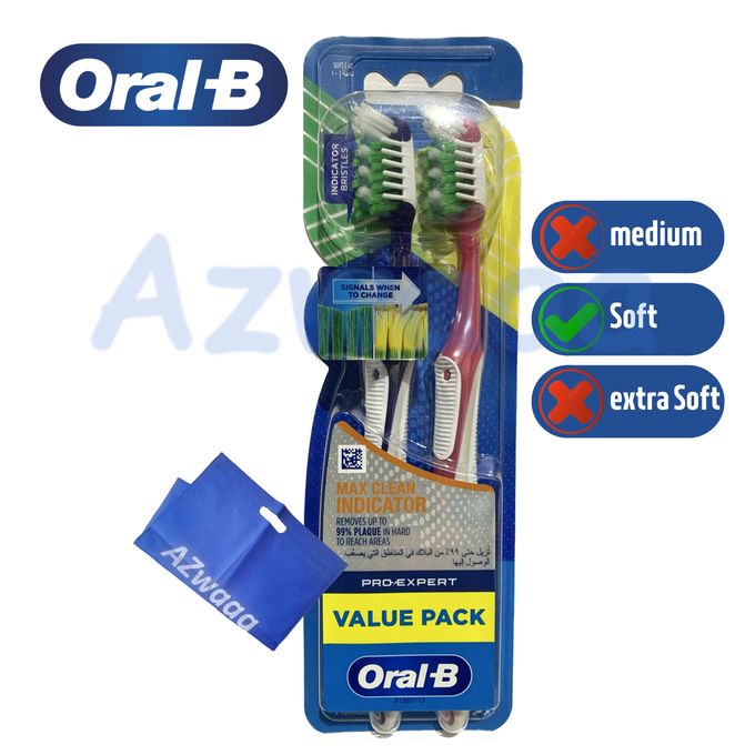 ORAL-B | فرشاة أسنان اورال بي برو-إكسبرت ماكس كلين مؤشر سوفت 40 في باك