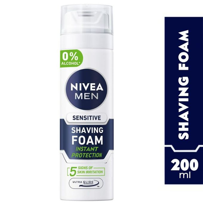 NIVEA Men Shaving Foam Sensitive Chamomile & Hamamelis, 200ml