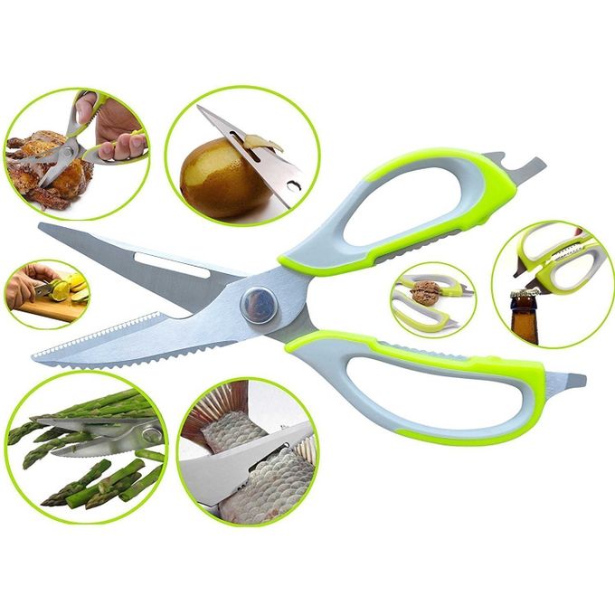 Kitchen Scissors With Multi Functions And Magnetic Cover
