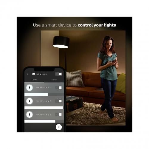 لمبة Philips Hue smart lighting starter kit A60 9w + Azwaaa Bag