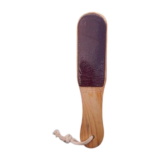 Double-Side Foot File With Wooden Handle