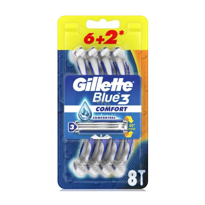 Blue3 ComfortGEL (3 Sharper Blades) Razor *8