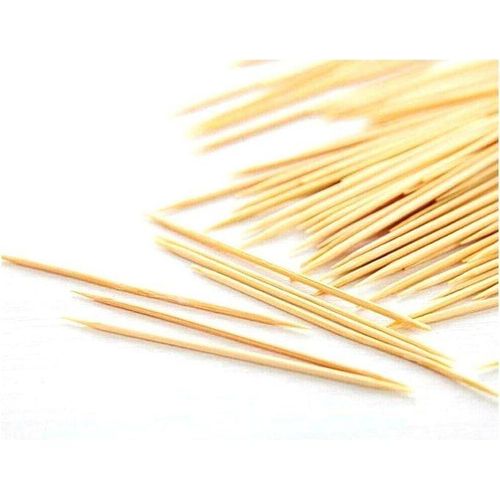 Durable Wooden Toothpicks Double Sided Design - 12 Pack