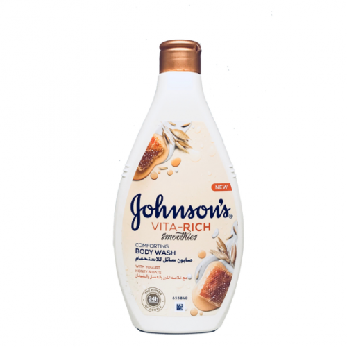 Johnson's | غسول الجسم جونسون فيتا ريتش الملطف بالزبادي والعسل والشوفان ٢٥٠ مل