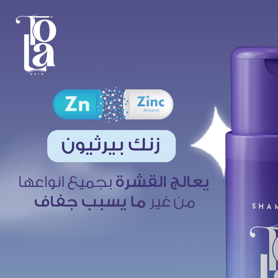 TOLA shampoo 250ml*2  تولا شامبو للشعر للكبار 250 مل عرض 1+1