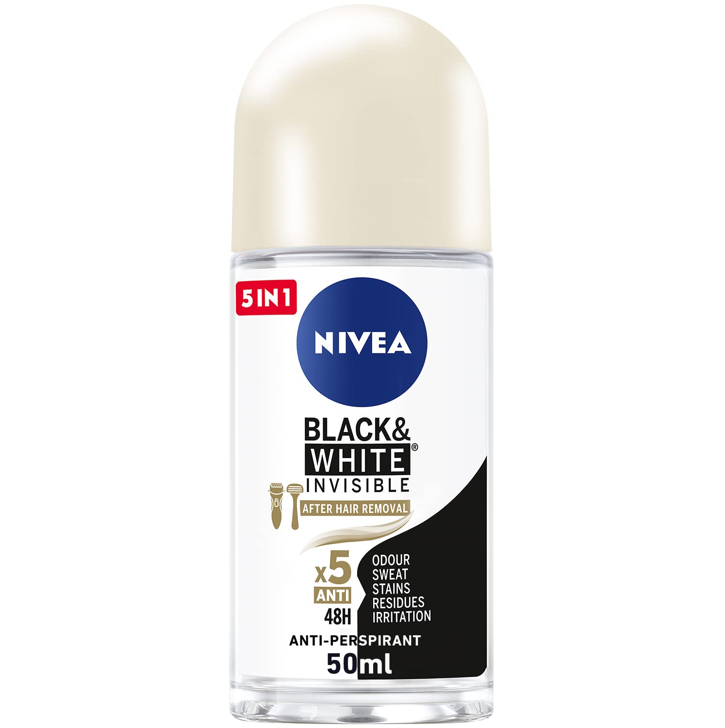 NIVEA Roll-on Invisible after HAIR REMOVAL -50ml
