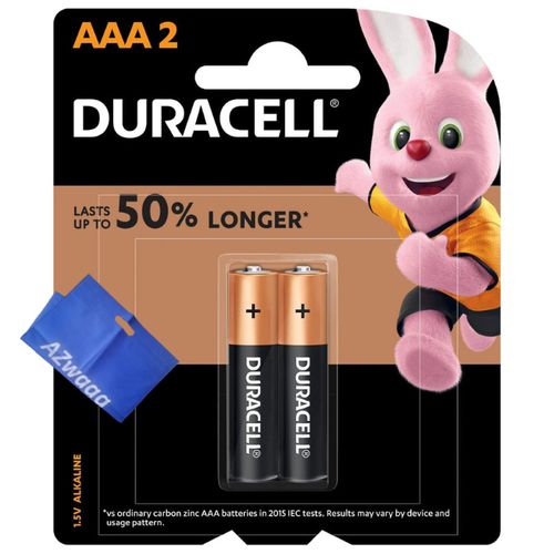 Duracell ALKALINE AAA BATTERIES 1.5v 2 batteries