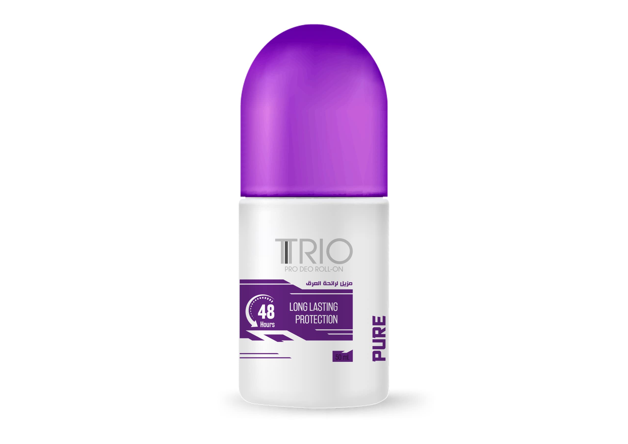 TRIO Roll-On Deodorant-Pure 50ml