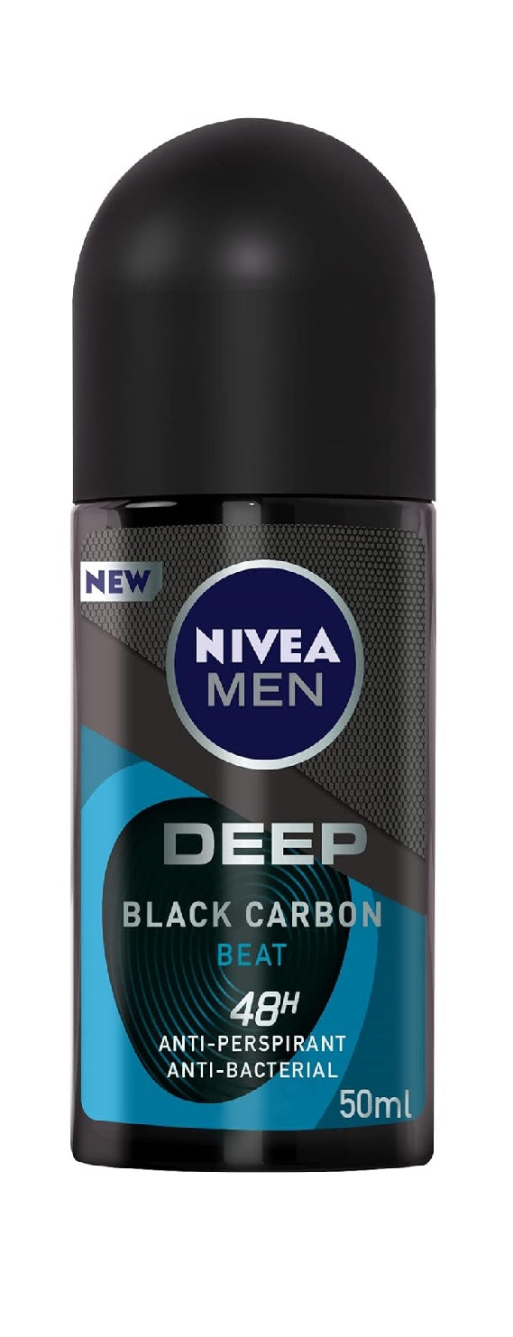 NIVEA Roll-on Deep Black Carbon - BEAT -50ml
