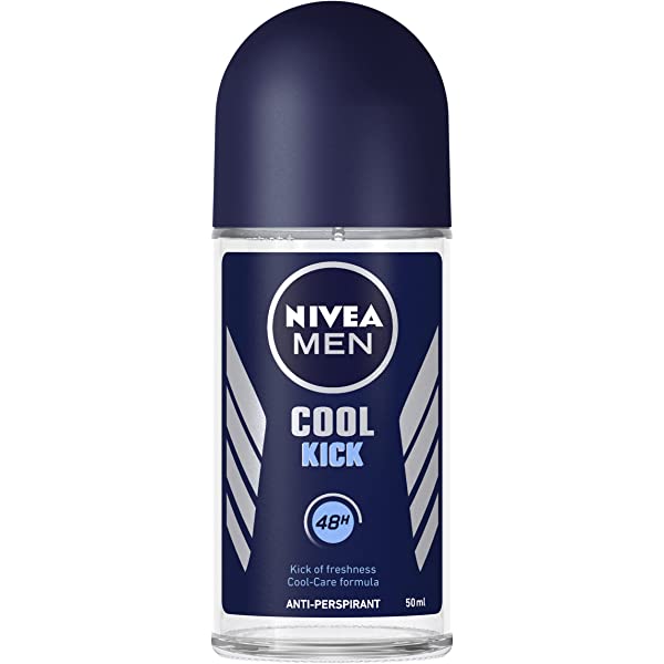 Nivea Roll On Cool Kick Antiperspirant Deodorant For Men, 50 ml